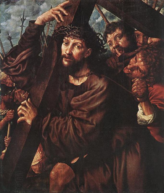 HEMESSEN, Jan Sanders van Christ Carrying the Cross wsg oil painting picture